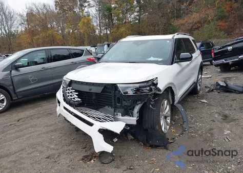 2022 Ford Explorer Platinum из США, поврежденный, VIN 1FM5K8HC0NGB87845